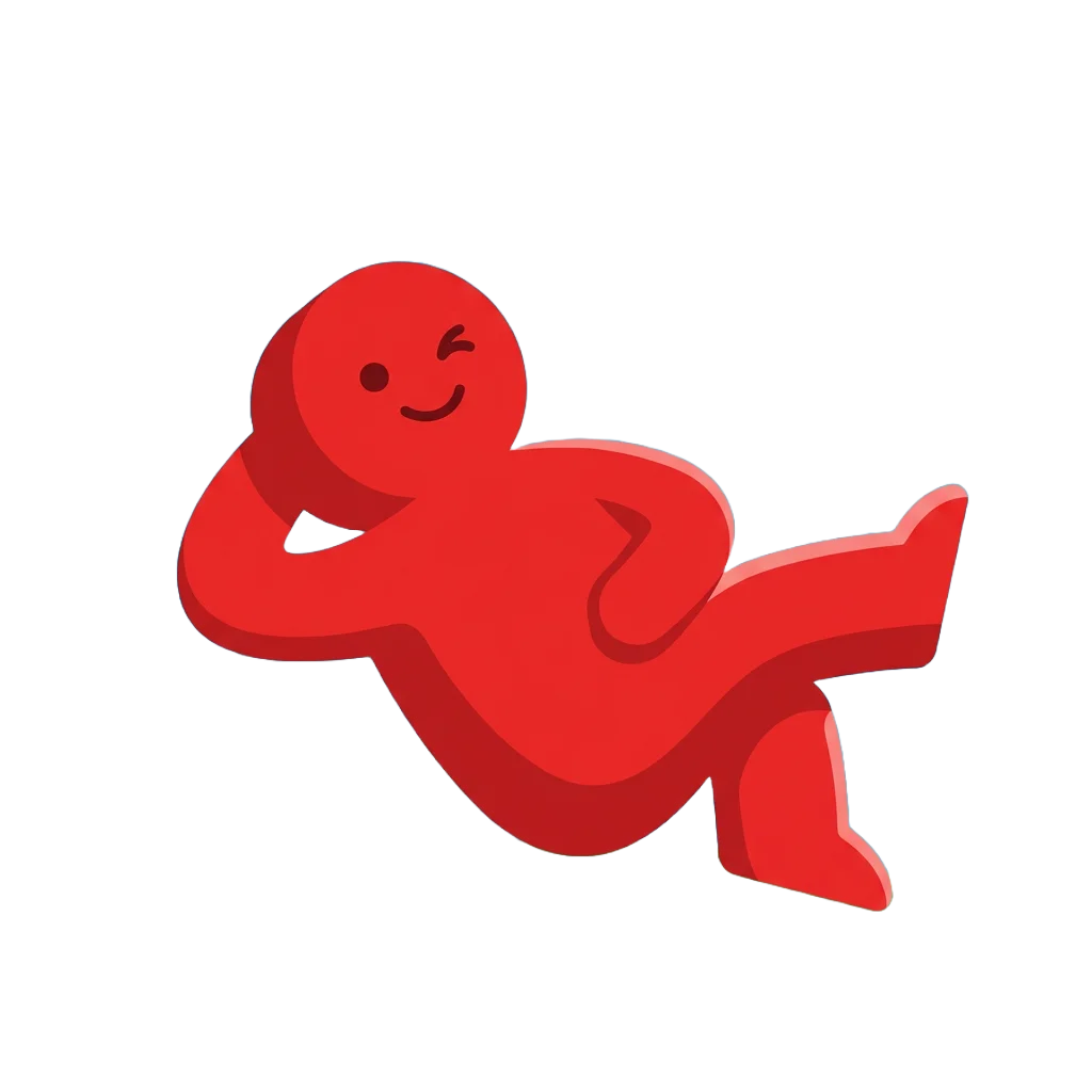 Lazy Meeple relaxing
